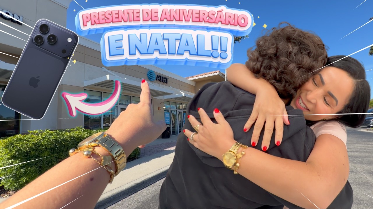 DEI UM PRESENTE DE ANIVERSÁRIO ADIANTADO PARA O LIPE!