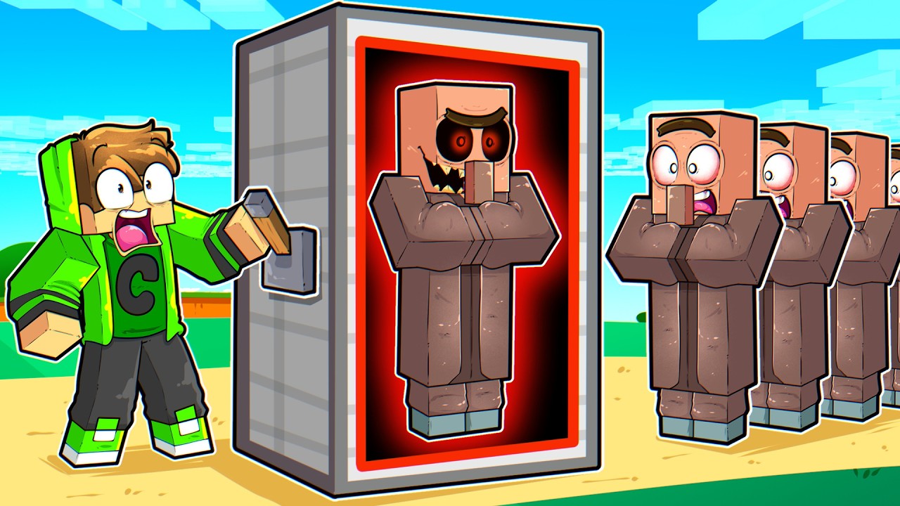 Fiz um SCANNER para DESCOBRIR o VILLAGER do MAL no Minecraft!