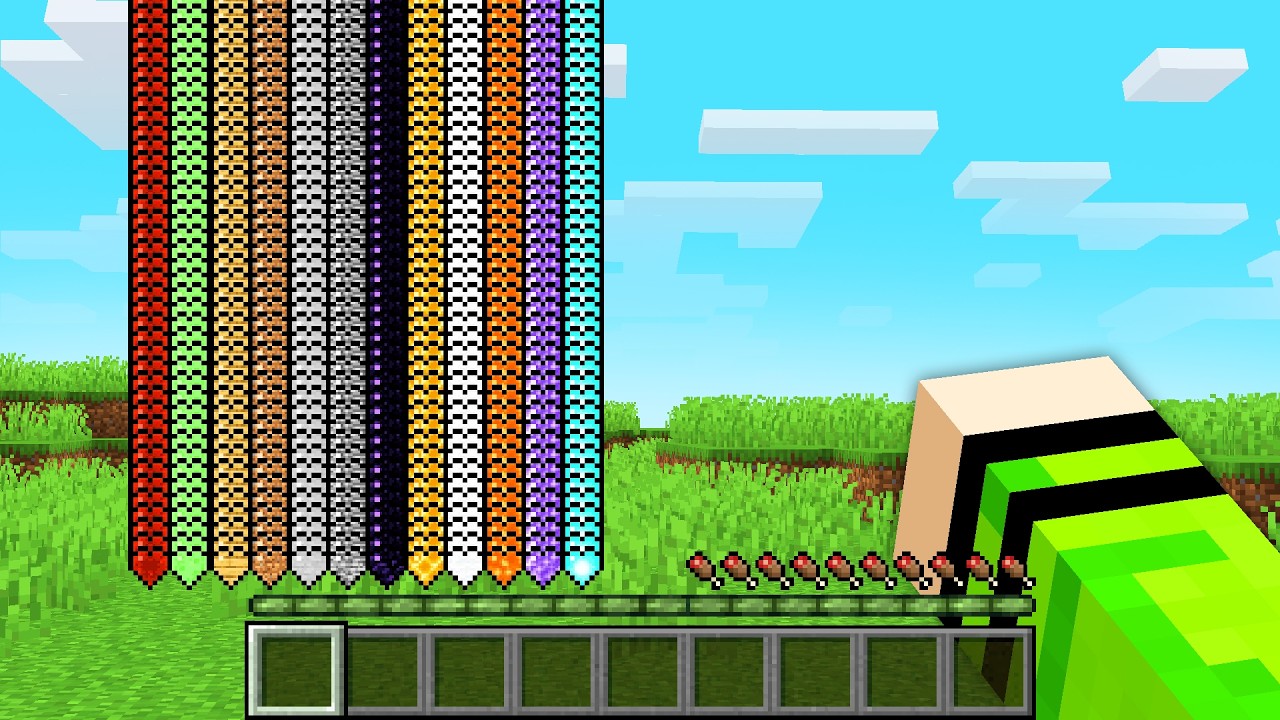 POSSO Fazer CORAÇÕES com QUALQUER BLOCO no Minecraft!