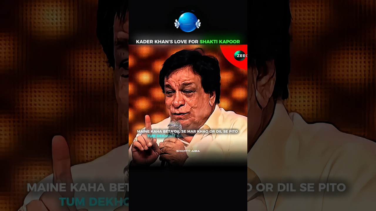 Kader Khan Love Shakti Kapoor 📈🔥 #kaderkhan #shaktikapoor #trendingshorts #bollywood #fyp