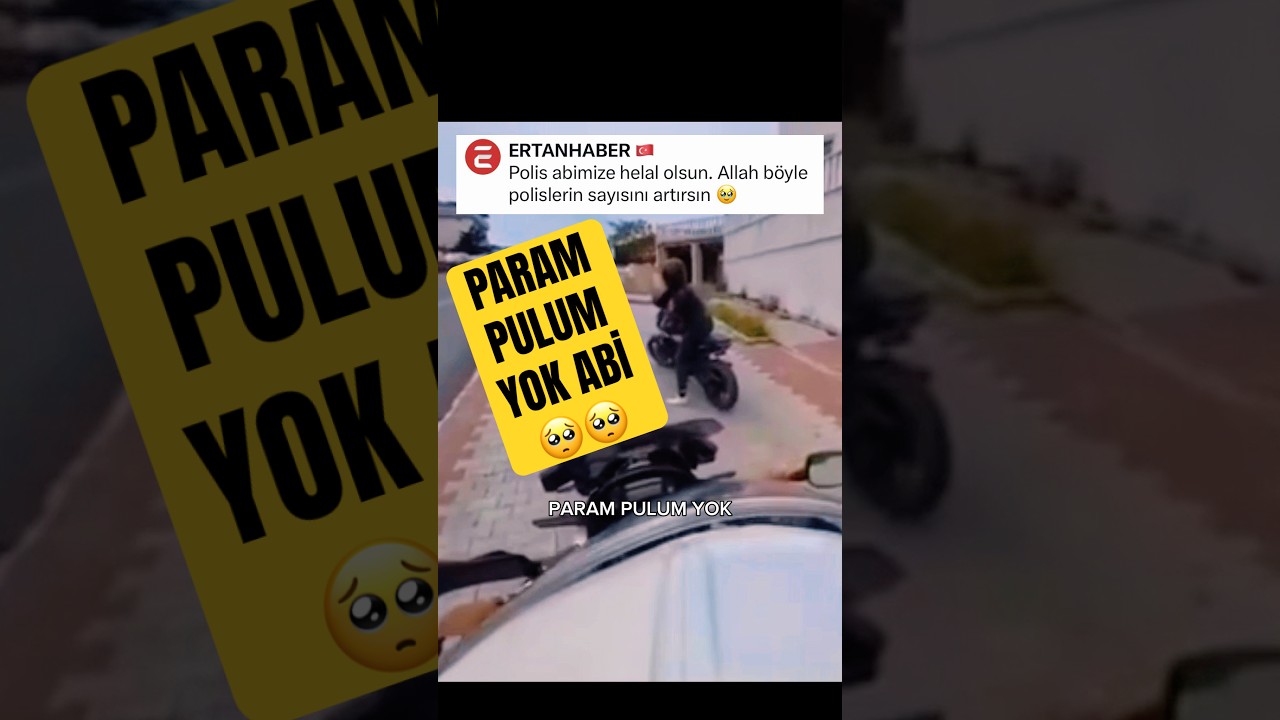 Param pulum yok abi 🥺 #motosiklet  #türkpolisi #trafikpolisi #viral