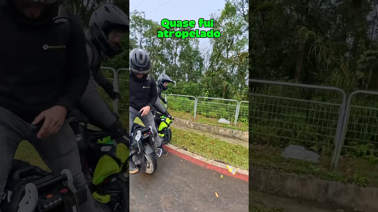 QUASE FUI ATROPELADO NO TESTE DO F22 MONOCICLO 😱 | Santos