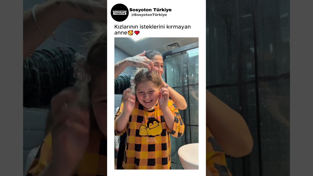 Kızlarının İsteklerini Kırmayan Anne💖🥰