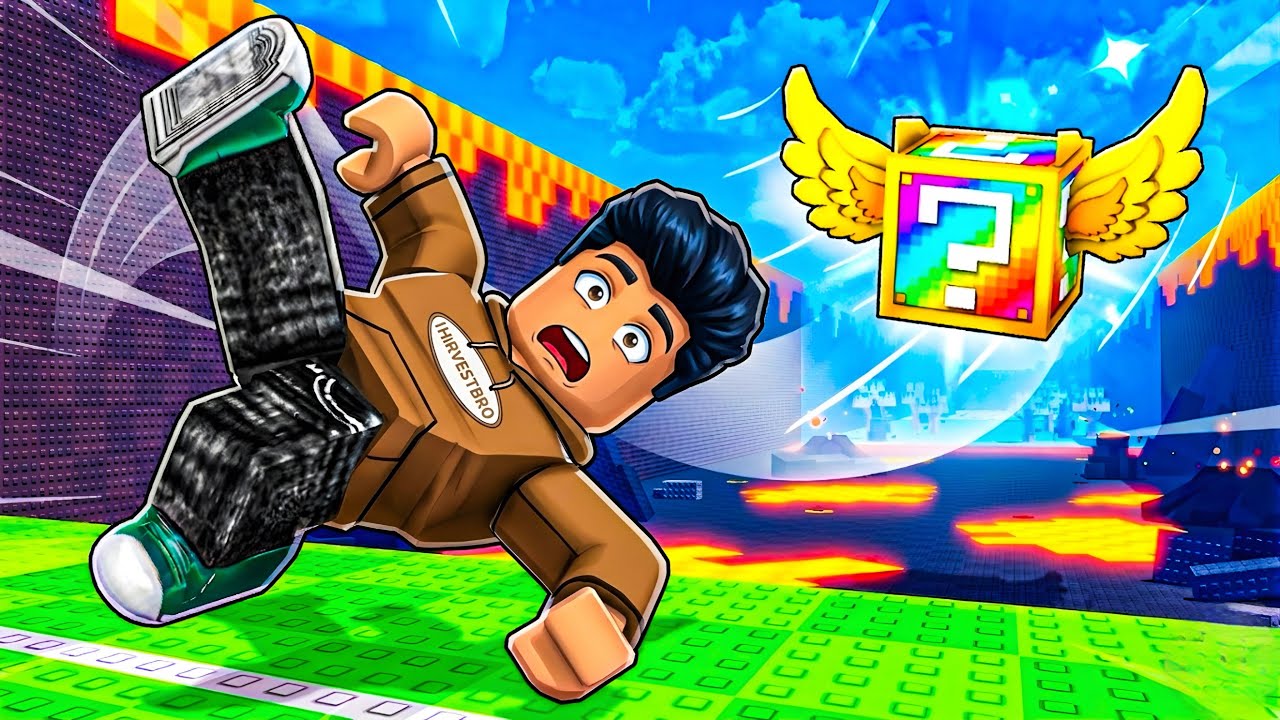 تحدي لاكي بلوك وصلت الس مخلوقات ogوكمان طورت اللعبه بجليتش الاموال🔥 🤑 | roblox
