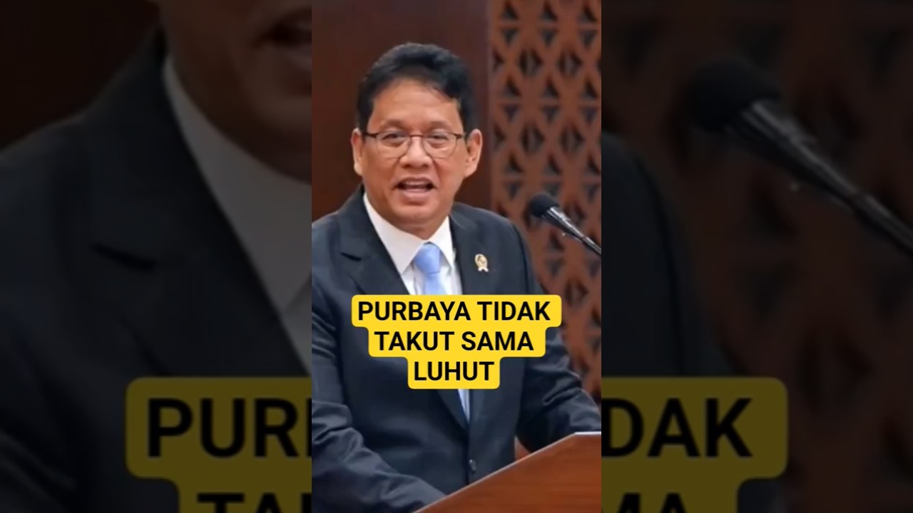 PURBAYA TIDAK GENTAR SAMA LUHUT BINSAR PANJAITAN #menkeu #beritaterkini #purbaya #news