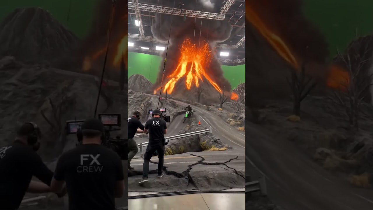 Dirt Bike Rider Escapes an Erupting Volcano 🌋🏍️ | Behind the Scenes