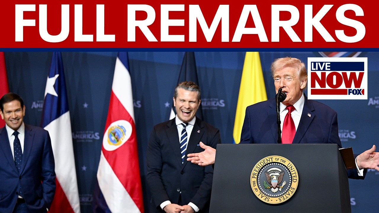 FULL REMARKS: Trump, Rubio, Hegseth on "Shield of the Americas" - Published by LiveNOW from FOX
