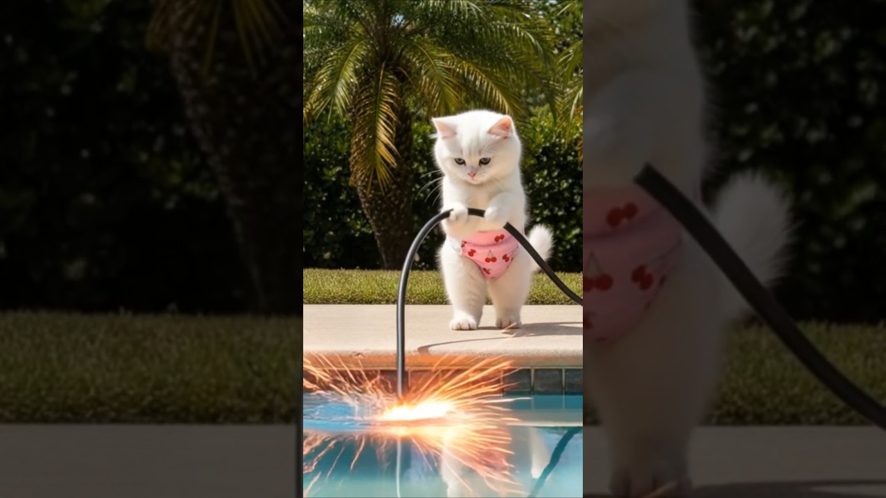 مغامرة بسبوس في المسبح! 😱🏊‍♂️