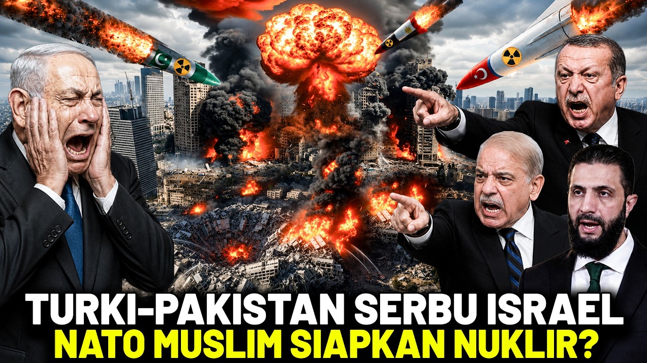 NETANYAHU PANIK, NATO MUSLIM SIAPKAN SERANGAN BESAR? Turki-Pakistan-Suriah Bersatu Hancurkan Israel