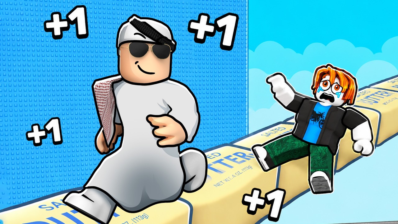 روبلوكس _ تحدي الهروب من ماب الزبدة !! 🔥😭