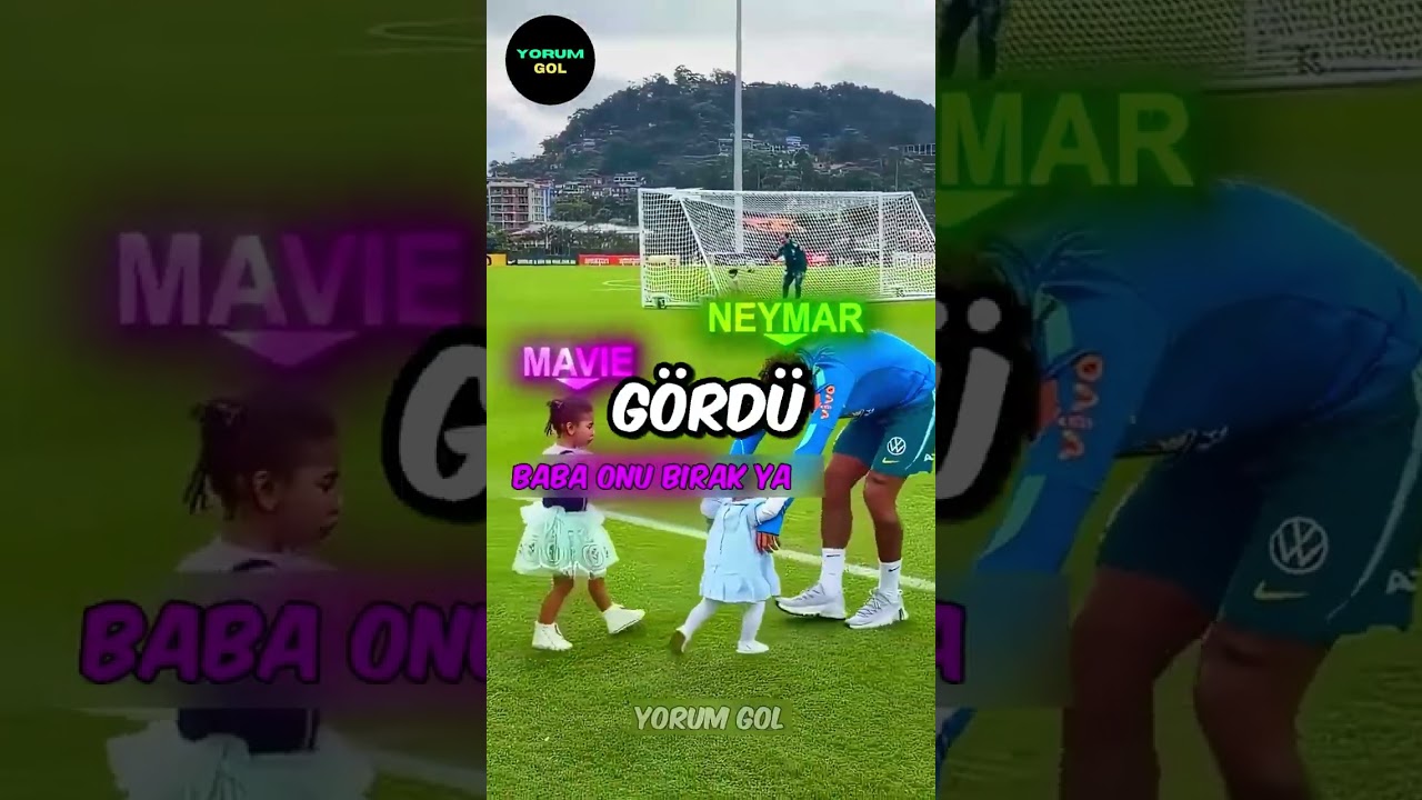 Neymar'ın Kızları Babalarını Kıskanıyorlar 😂💖