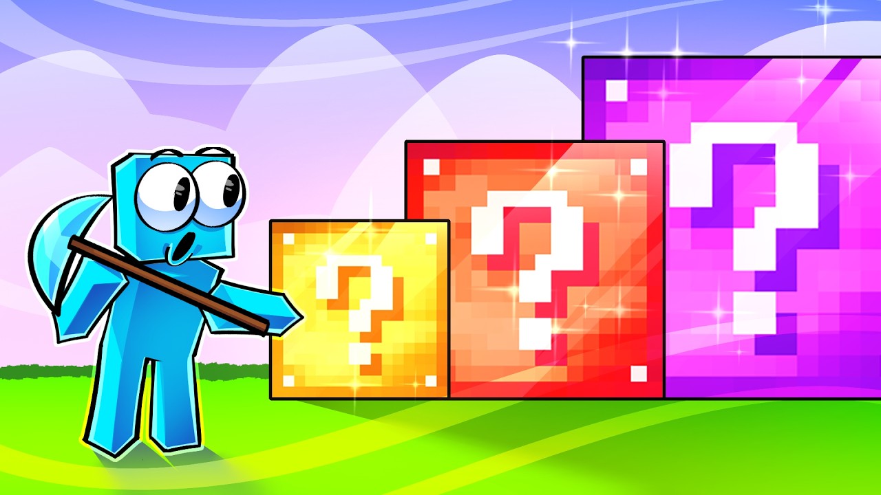 Evolui Minha LuckyBlock no Nível Máximo!