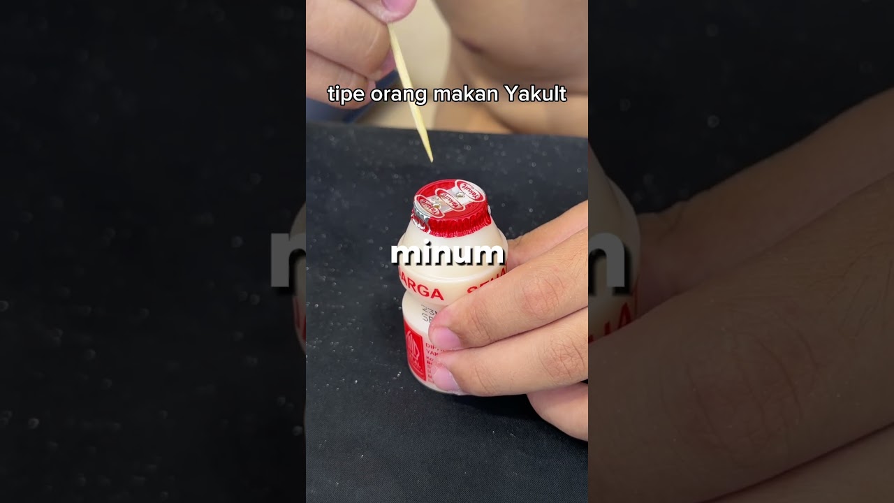 kalian makan yakult gimana