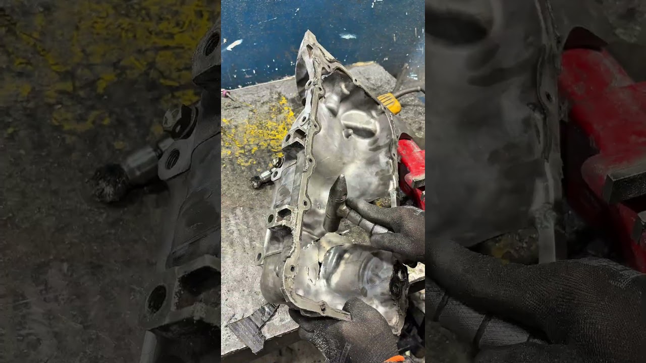 Carter recuperado !! 😱 #foryou #skills #welding #oficina #mecanica #repair #tornocnc #cnc