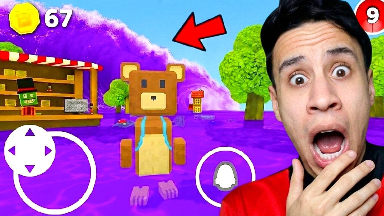 نجوت من تسونامي الدب البنفسجي في لعبة SUPER BEAR ADVENTURE!! 😨🌊
