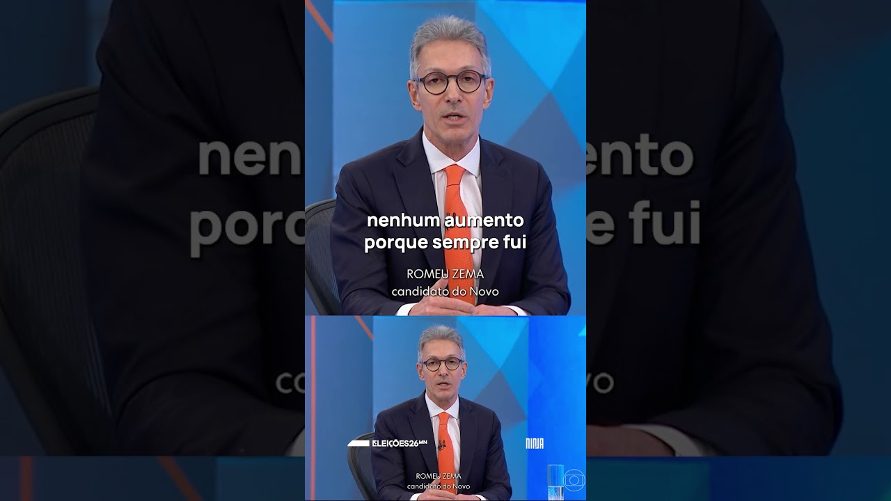 🚨Aumento de salário de 300% dado por Zema a ele mesmo é exposto na sabatina da Globo🚨