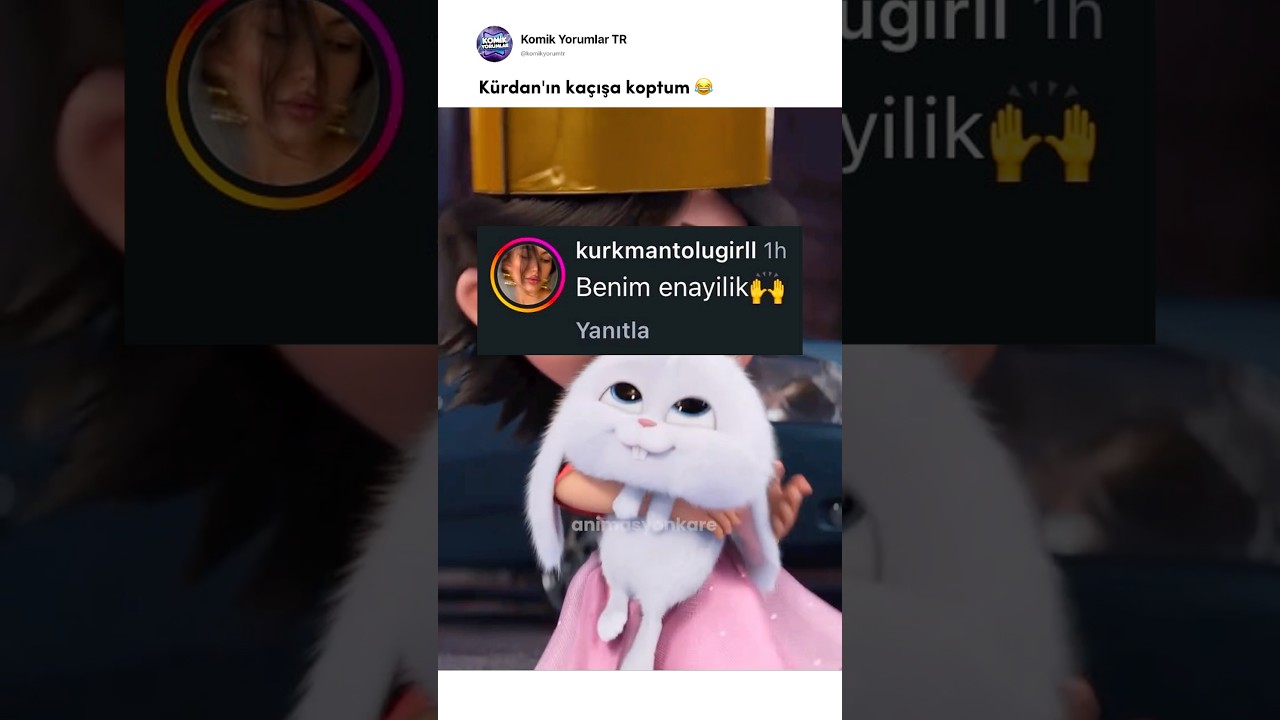 Kürdan'ın kaçışa bak ya 😂