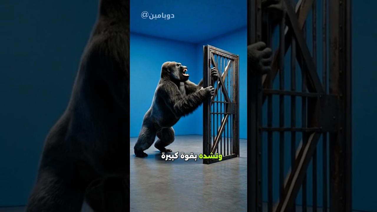 ياترى مين من الحيوانات دى يقدر يخلع باب سجن حديد