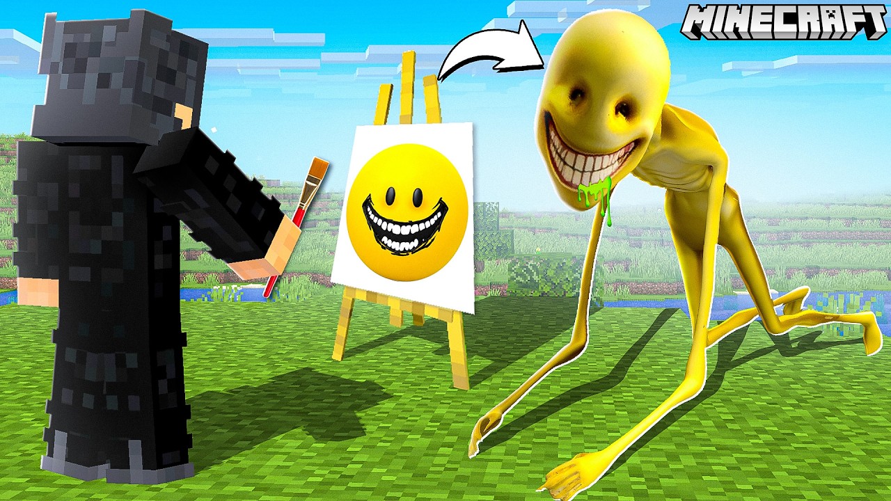 Minecraft But Anything I Draw, I Get it!