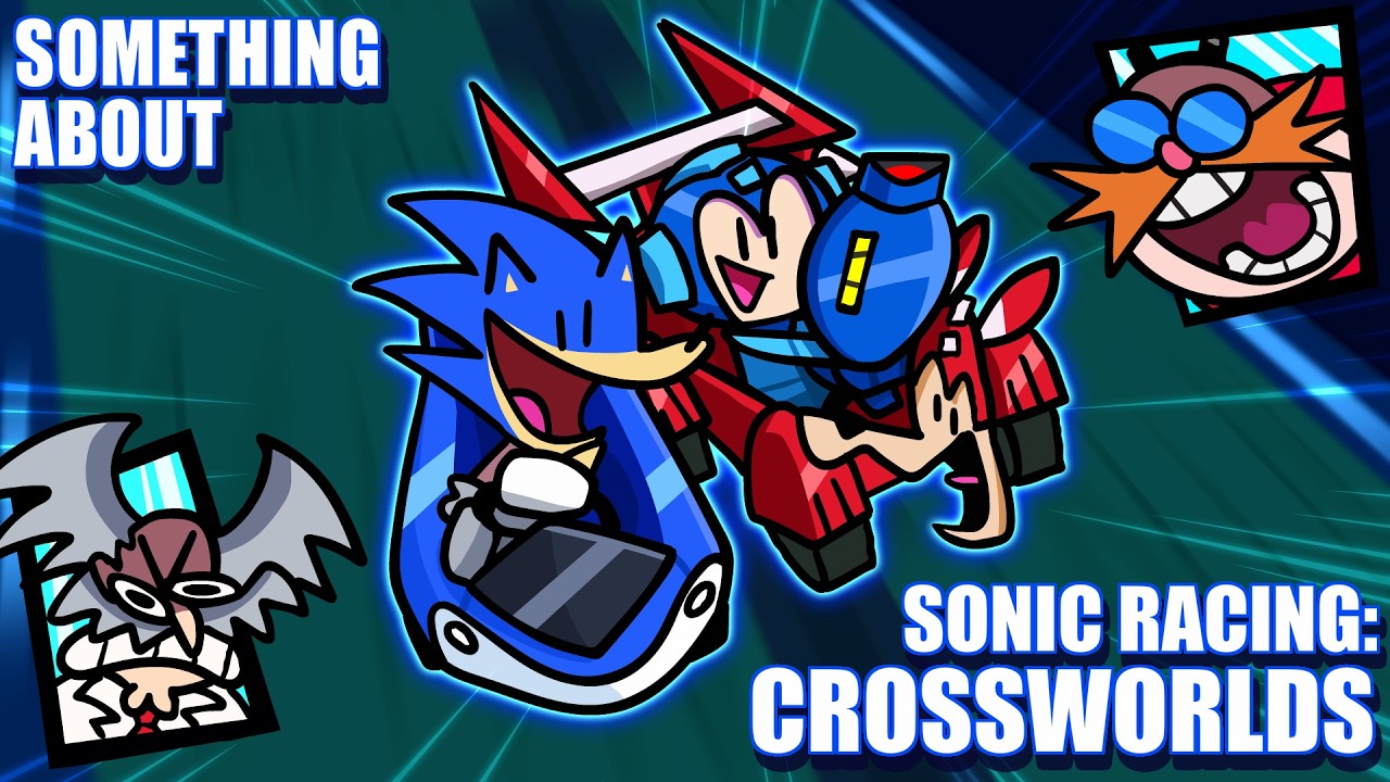 Something About Sonic Racing: CrossWorlds x Mega Man ANIMATED! 🏎️