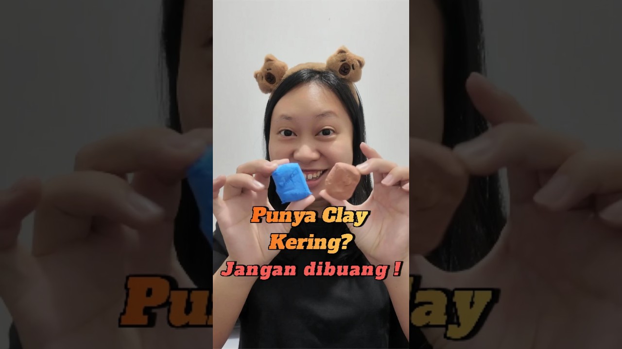 Punya Clay kering dirumah? Jangan dibuang! #idebermainanak #tutorial #clay #mainananak #slime