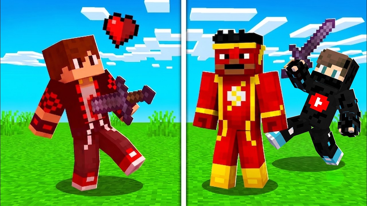 ماين كرافت : كل ما اخسر قلب اتحول الى يوتيوبر عشوائي !!؟ 🔥😱