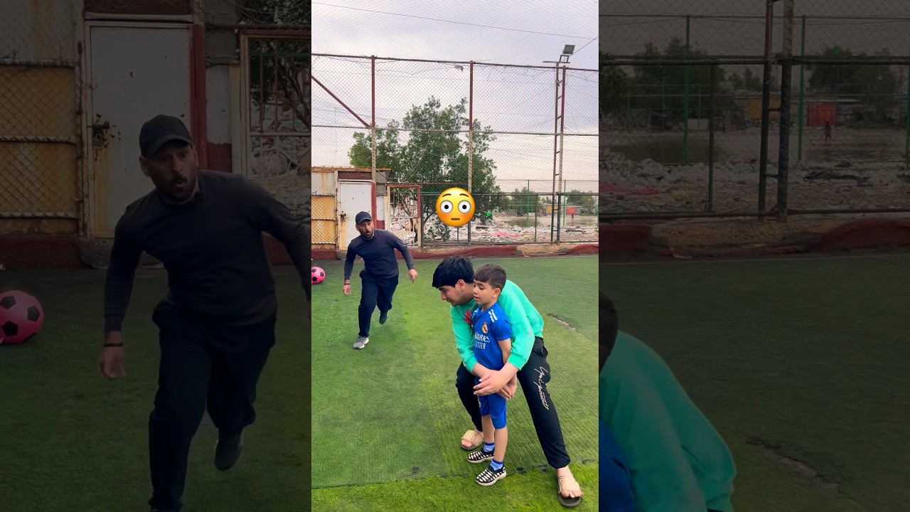 دخلنا الملعب بدون إذن 😳😱