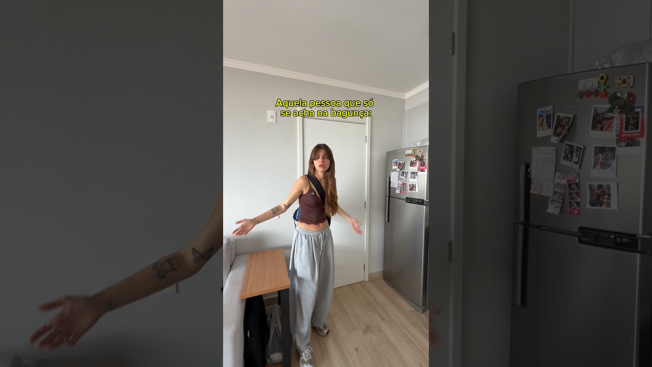 Aquela pessoa que só se acha na bagunça