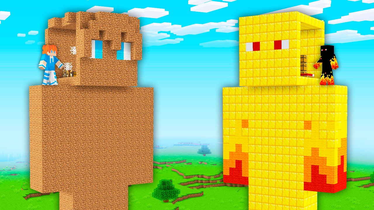 Batalha de ESTÁTUAS DE NOOB VS PRO no Minecraft
