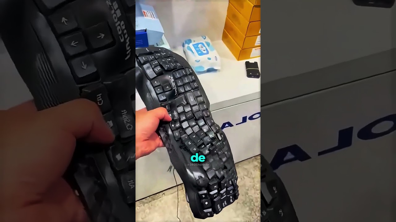 Esse teclado é confortável de usar? 🤔⌨