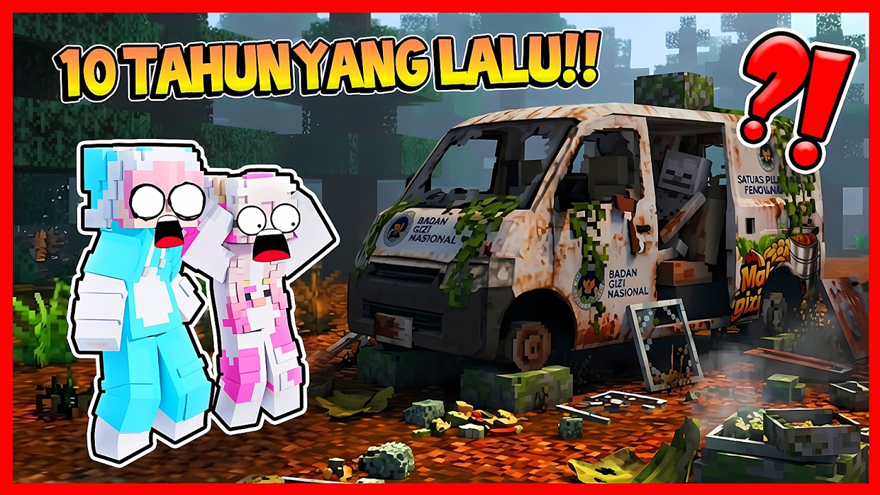ATUN & MOMON MENEMUKAN MOBIL MBG HORROR YANG SUDAH LAMA!! Feat @sapipurba Minecraft