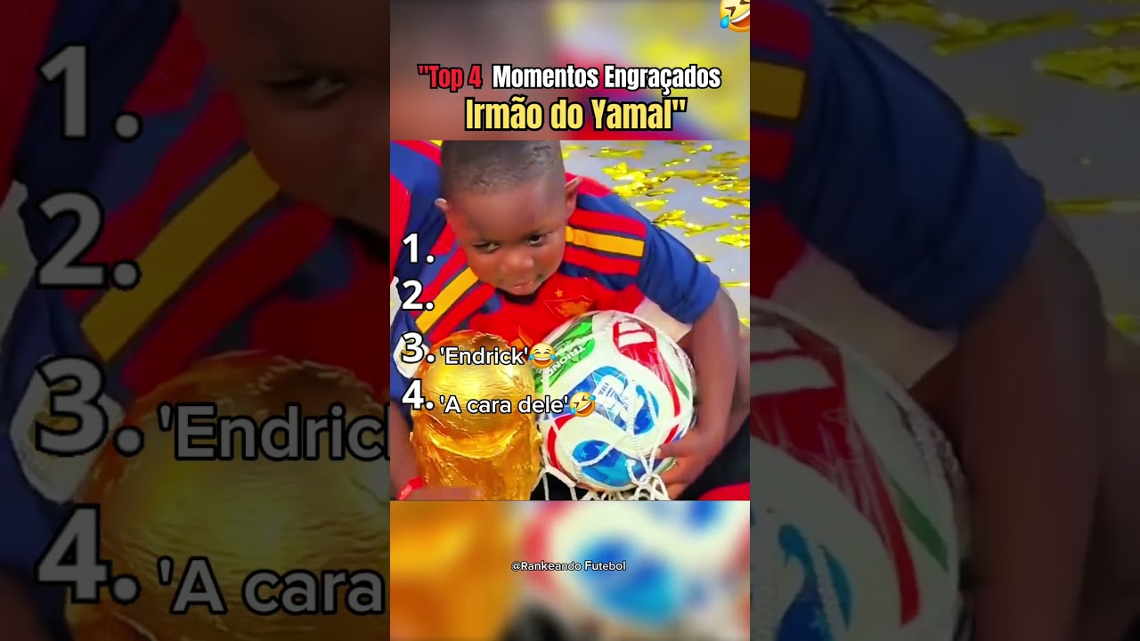 Rankeando Momentos Engraçados do Irmão Do Lamine Yamal #shorts #futebol