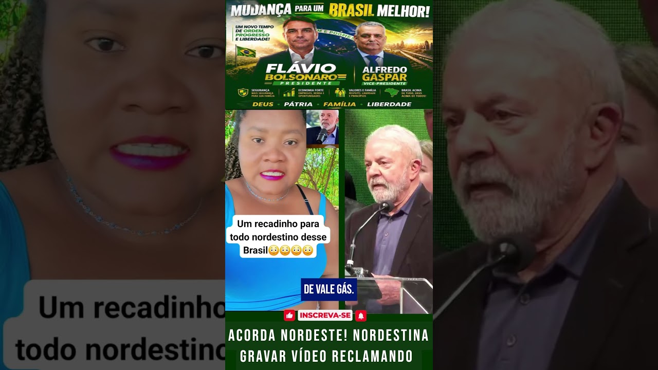 ACORDA NORDESTE! Nordestina  gravar vídeo reclamando  #noticias