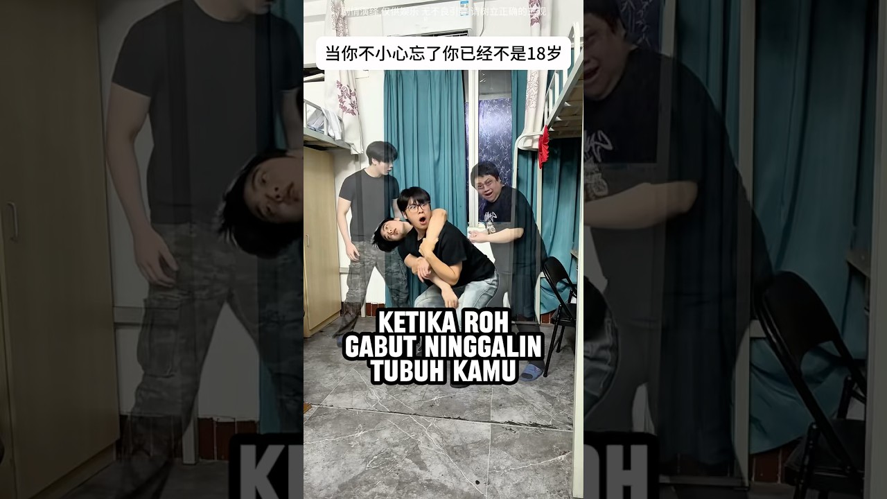 Ketika roh gabut ninggalin tubuhnya 🤣