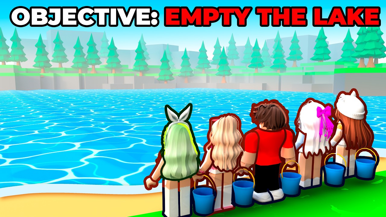 ROBLOX DRAIN THE LAKE…