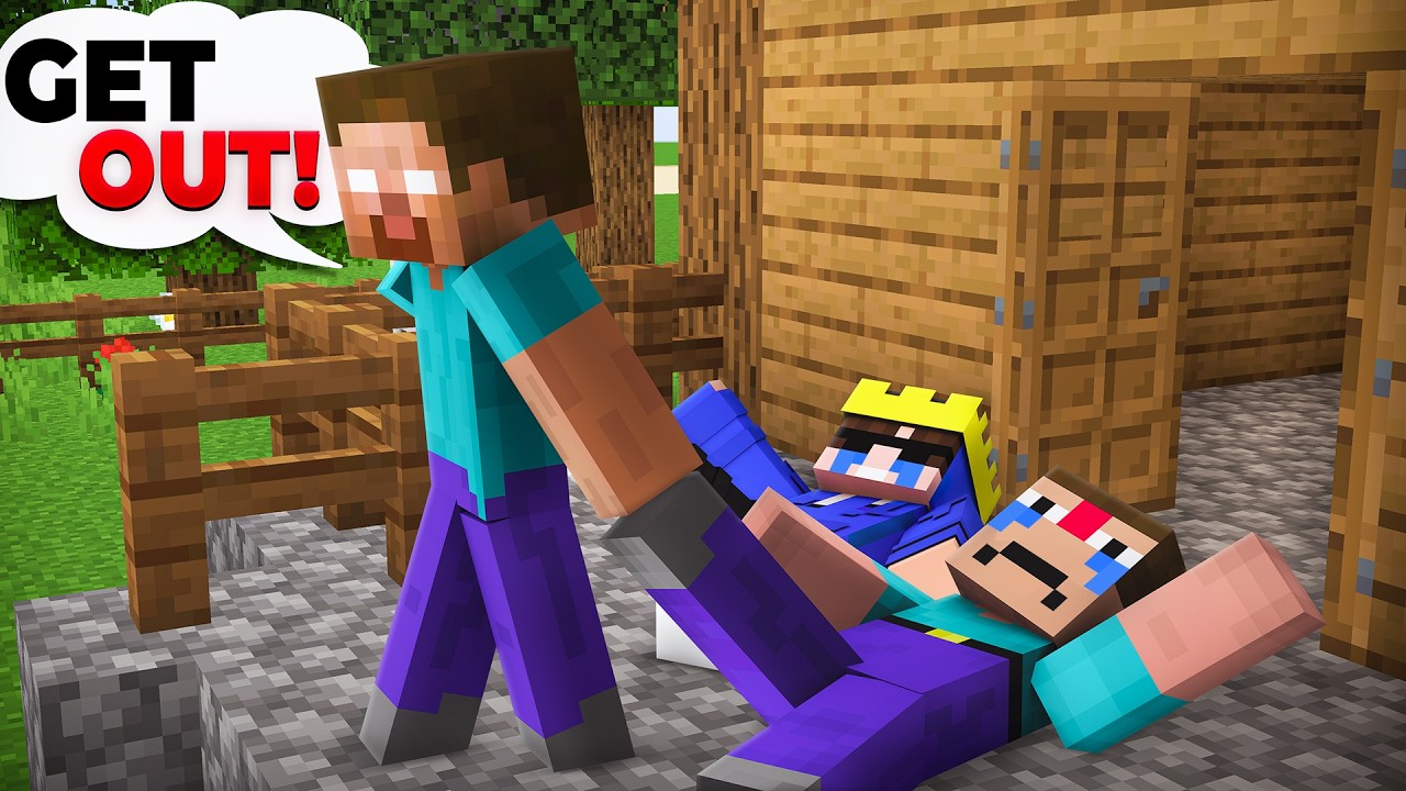 All Scary Entities Kick Me Out From House In Minecraft