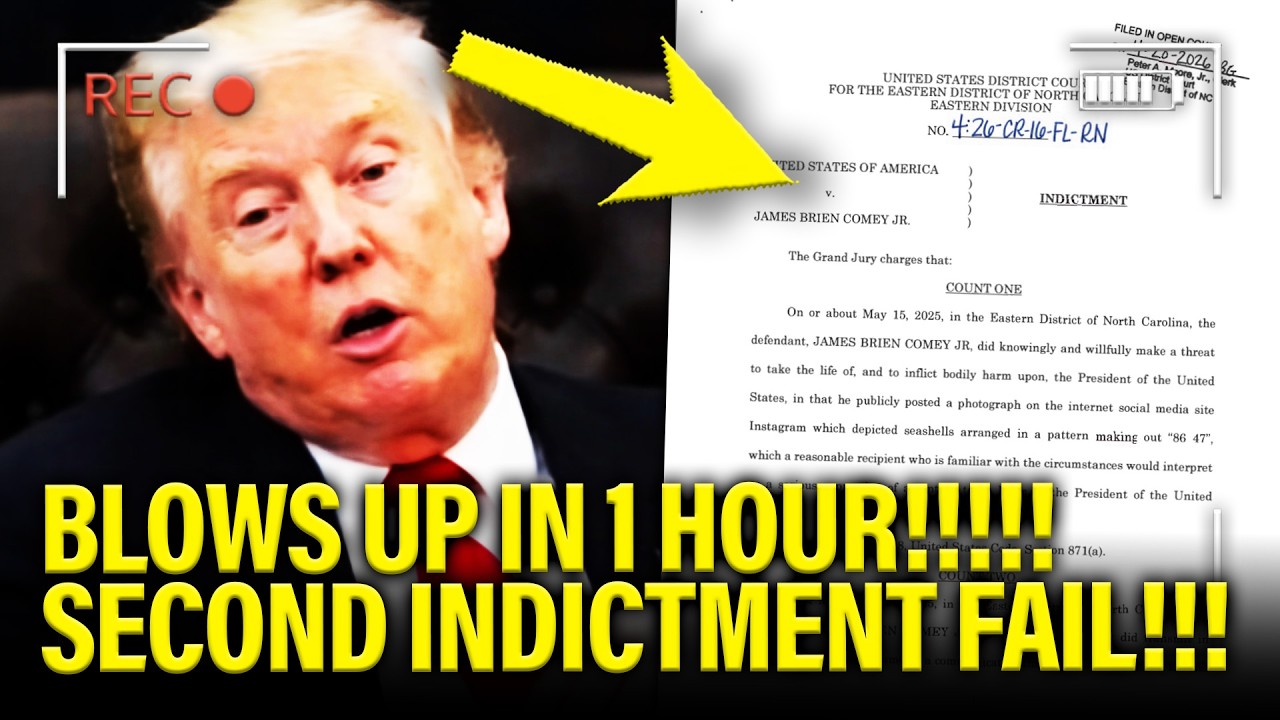 🚨 COMEY Indictment INSTANTLY BLOWS UP in Trump’s FACE!!!