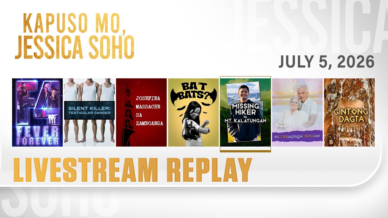 KMJS livestream July 5, 2026 Episode - Replay | Kapuso Mo, Jessica Soho