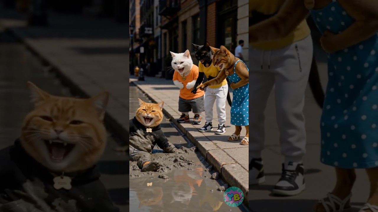 This Cat Missed the Jump… And Got a Surprise Makeover! 😹
