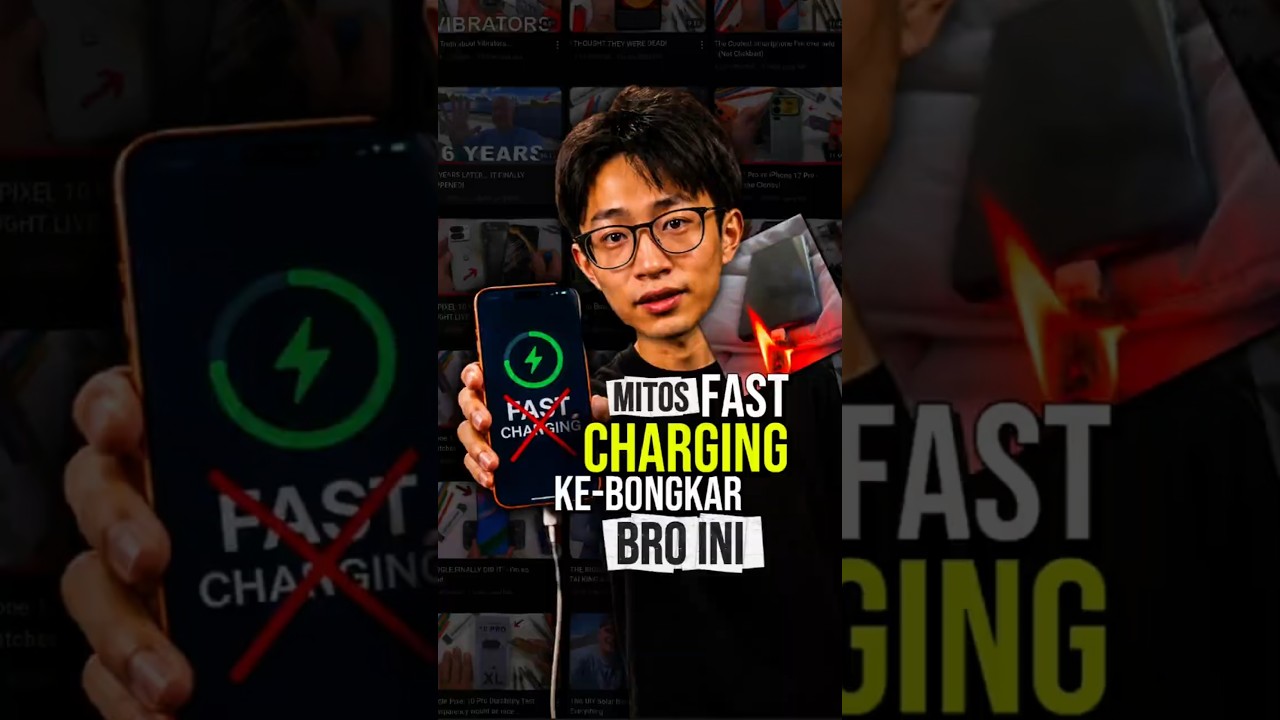 Bro ini Bongkar Mitos Fast Charging Merusak HP pake video 167 hari #shorts