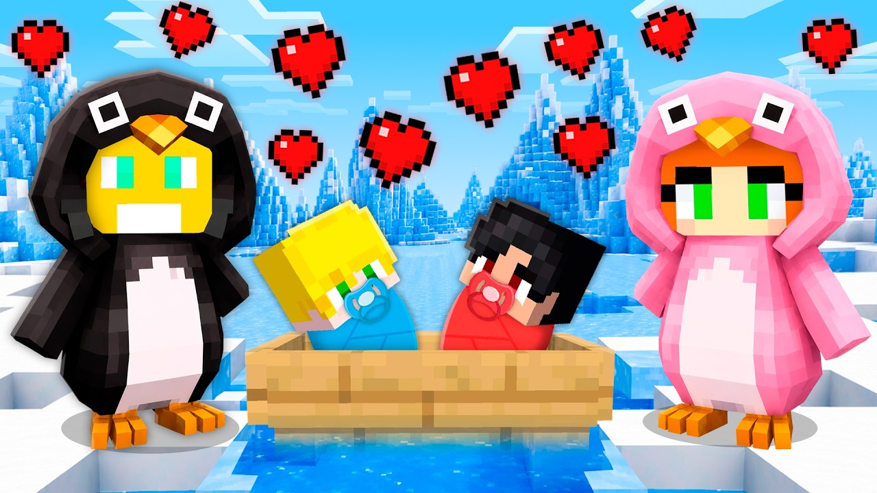 Fui ADOTADO pela FAMILIA de PINGUIN GUGU GAGA