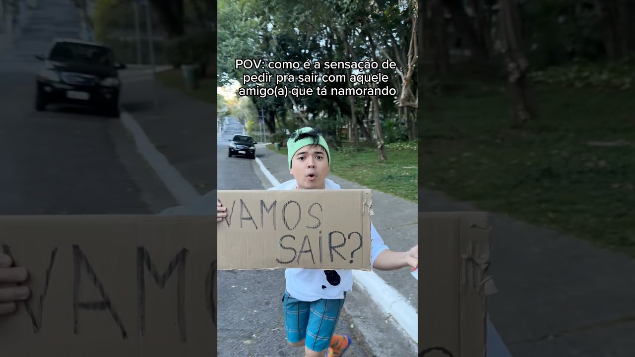 QUANDO VOCÊ PEDE PRA SAIR COM AQUELE AMIGO QUE TÁ NAMORANDO 😹