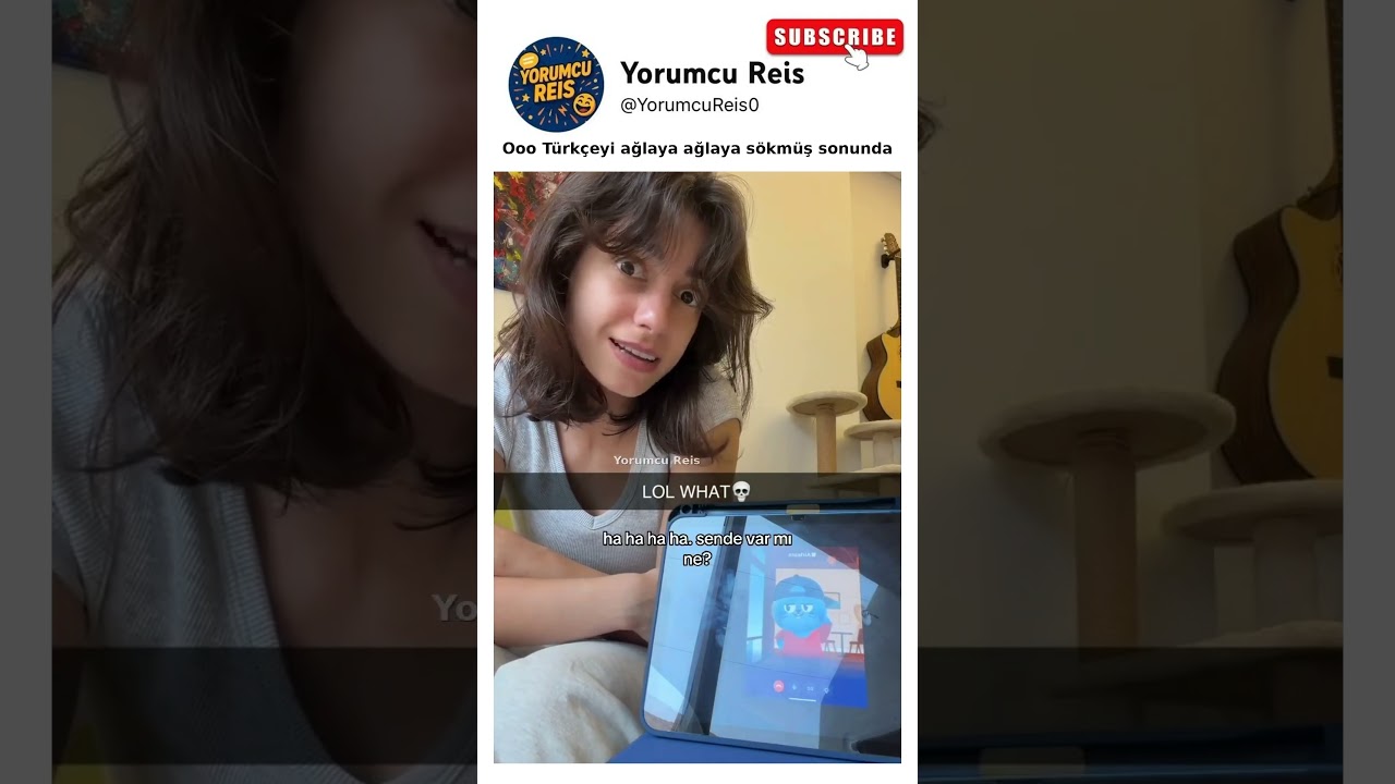 Ooo Türkçeyi ağlaya ağlaya sökmüş sonunda