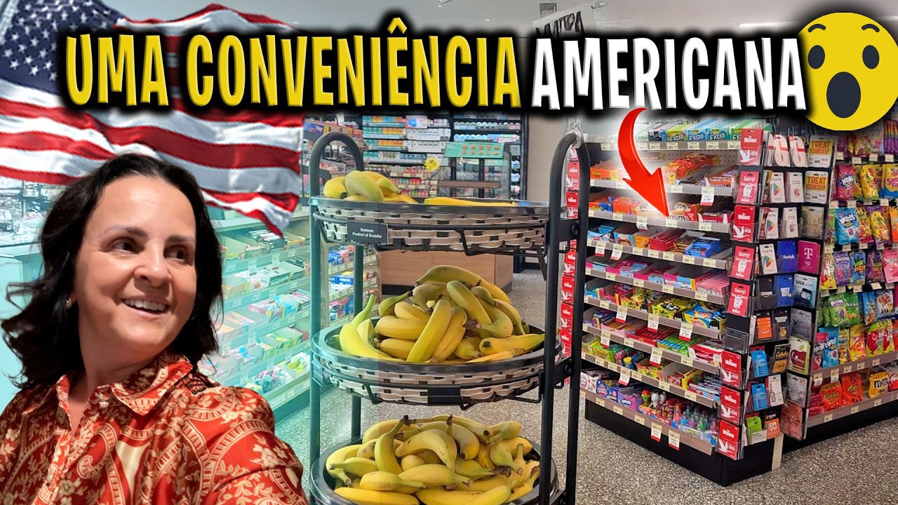 LOJA DE CONVENIÊNCIA NOS EUA 🇺🇸 FUI NO MERCADO E SAIDINHA COM AMIGAS 👯 