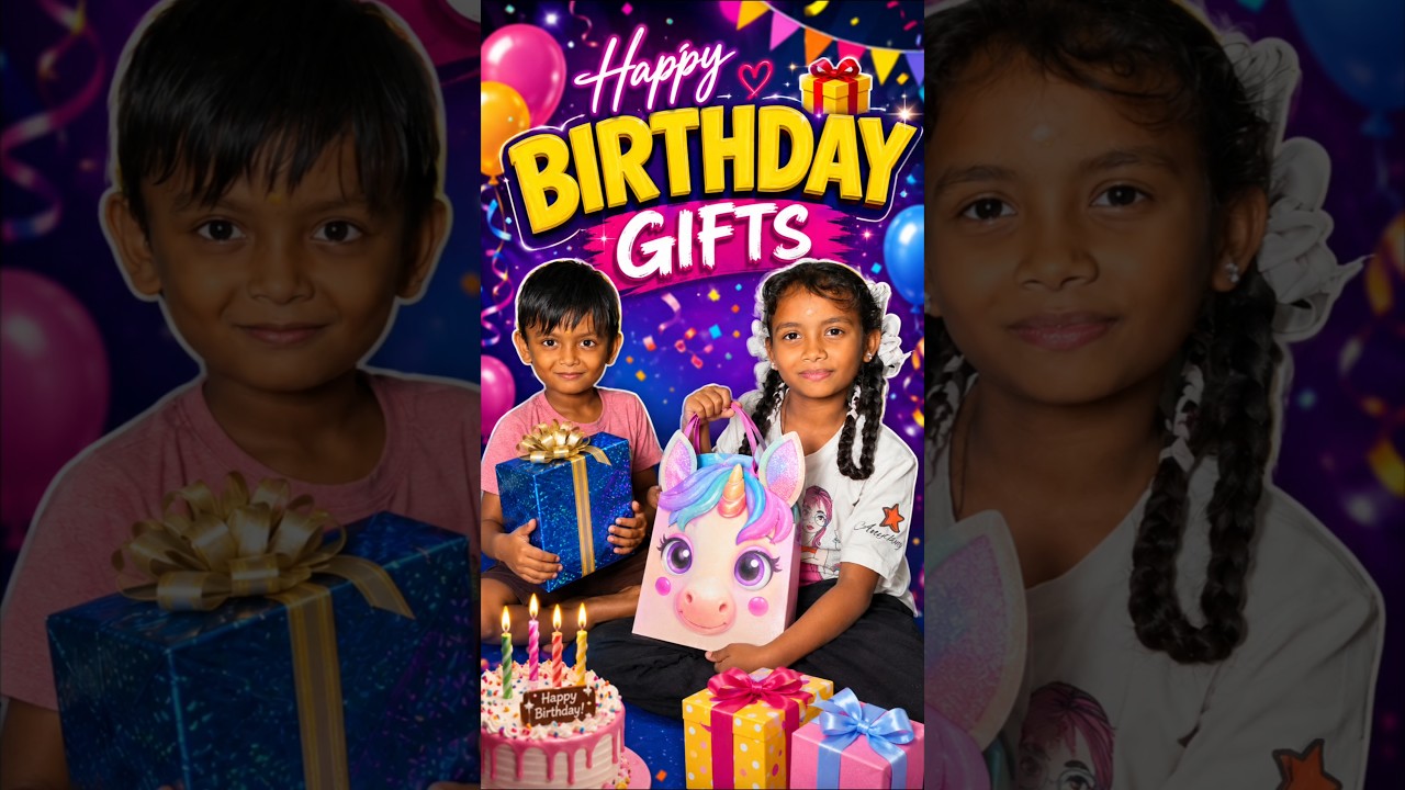 லச்சுக்கு surprise gift கொடுக்கலாமா 😍🤩🎁#lachu#surprise #gift#opening #happyness