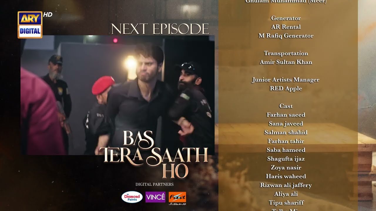Bas Tera Saath Ho Episode 33 | Teaser | Farhan Saeed | Sana Javed |  ARY Digital