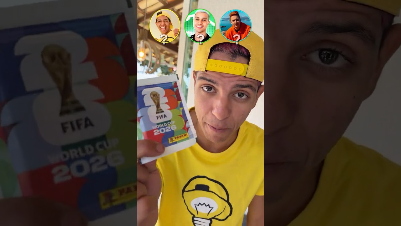 QUAL YOUTUBER TIRA A MELHOR FIGURINHA LENDÁRIA? #shorts