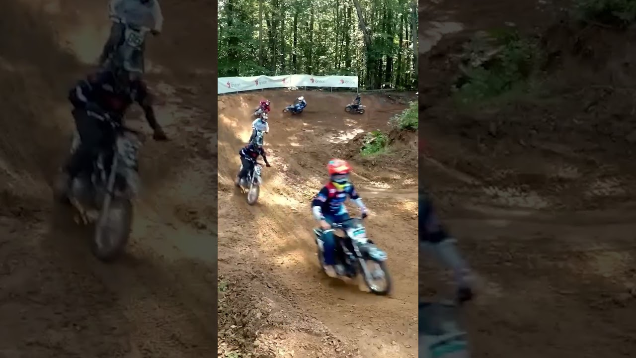 15 year old girl beating a full field of professional male racers - Published by Channel 199