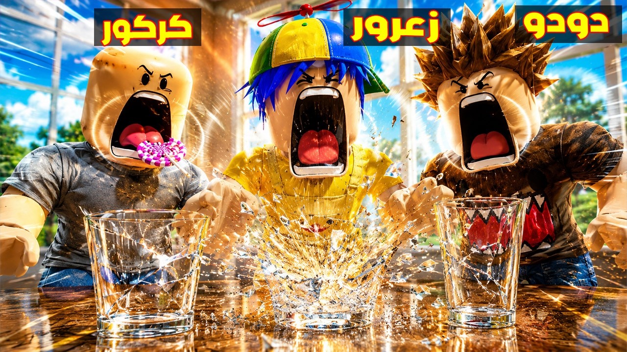 فلم روبلوكس : زعرور يصرخ اعلى صرخة في العالم و يكسر جميع زجاج المدينة ( كركور ضعيف ) 😱🔥