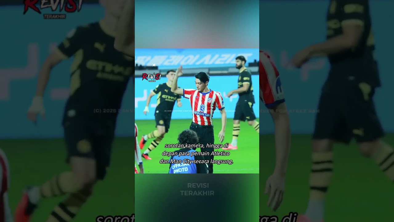Aksi joget idol K-Pop ini di laga pramusim City vs Atletico tuai sorotan! 😳
